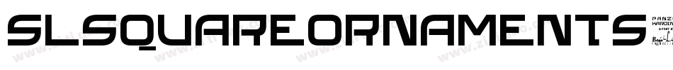 SlSquareOrnaments-1ajB字体转换