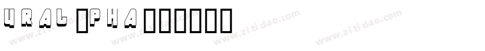 URAL-PHA字体转换