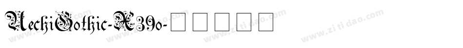 UechiGothic-X39o字体转换