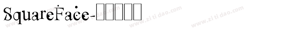 SquareFace字体转换