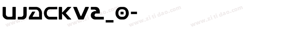 Ujackv2_0字体转换