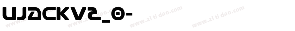 Ujackv2_0字体转换