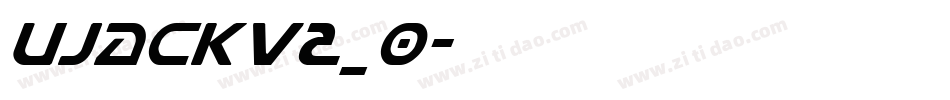 Ujackv2_0字体转换