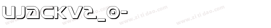 Ujackv2_0字体转换