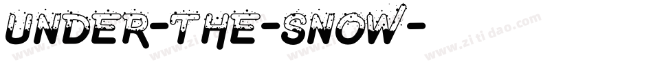 Under-The-Snow字体转换