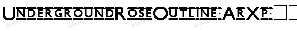 UndergroundRoseOutline-ArXp字体转换