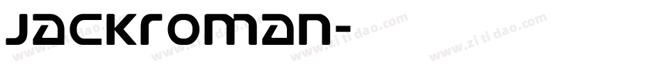 JackRoman字体转换