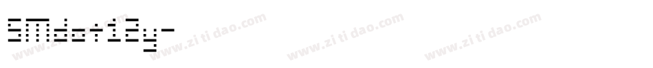 SMdot12y字体转换