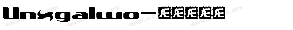 Unxgalwo字体转换