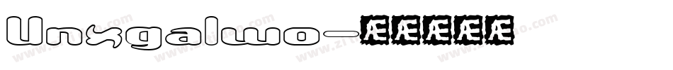 Unxgalwo字体转换