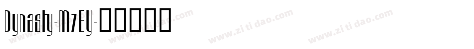 Dynasty-M7EY字体转换