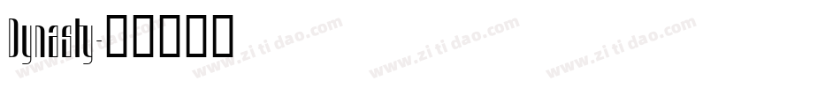 Dynasty字体转换