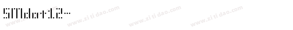 SMdot12字体转换