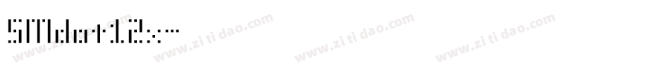 SMdot12x字体转换