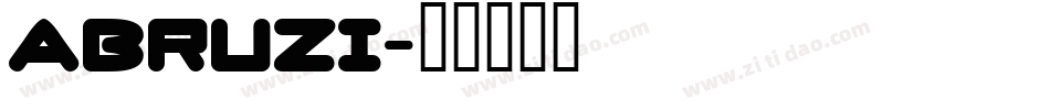ABRUZI字体转换