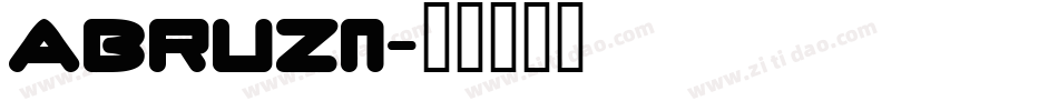 ABRUZN字体转换