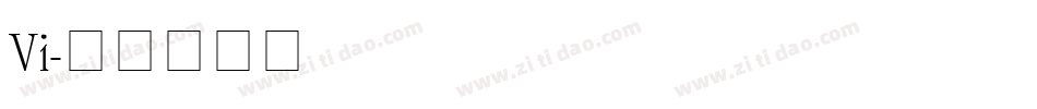 Vi字体转换