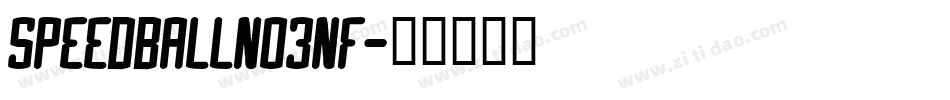 SpeedballNo3NF字体转换