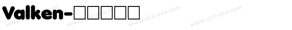 Valken字体转换