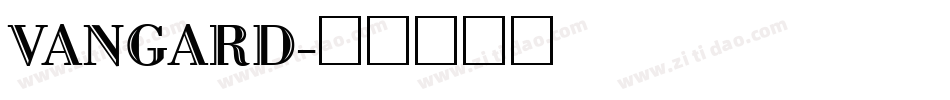 VANGARD字体转换