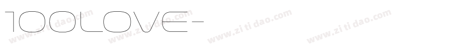 100Love字体转换