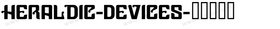 Heraldic-Devices字体转换