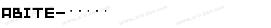 ABITE字体转换
