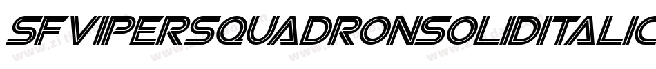 SfViperSquadronSolidItalic-mPpj字体转换 SfViperSquadronSolidItalic-mPpj字体转换