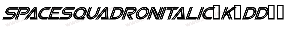 SpaceSquadronItalic-K4dD字体转换 SpaceSquadronItalic-K4dD字体转换