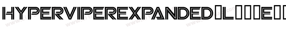 HyperViperExpanded-L337E字体转换