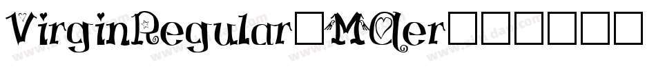 VirginRegular-MAer字体转换