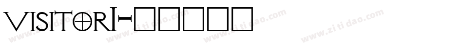 visitor1字体转换