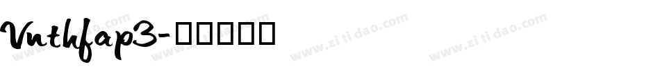 Vnthfap3字体转换