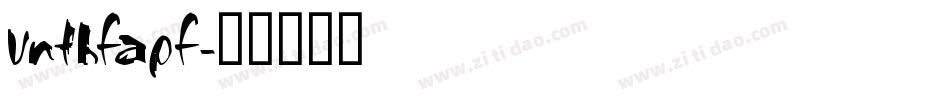Vnthfapf字体转换
