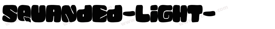 Squanded-Light字体转换