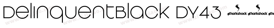 DelinquentBlack-DY43字体转换