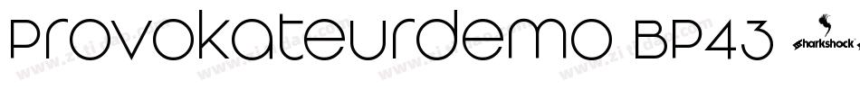 Provokateurdemo-BP43字体转换