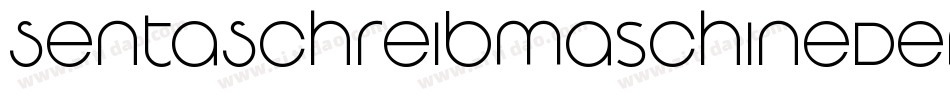 SentaSchreibmaschineDemo-J43x字体转换