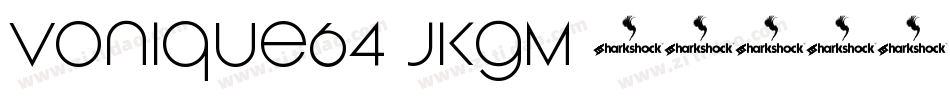 Vonique64-JKgM字体转换