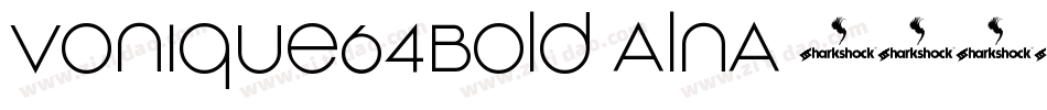 Vonique64Bold-AlnA字体转换