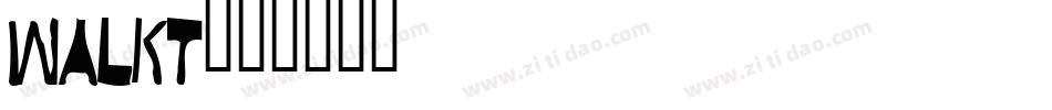 WALKT字体转换