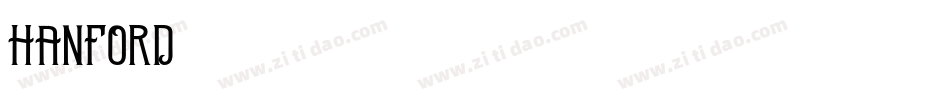 HANFORD字体转换