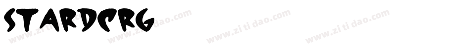 STARDCRG字体转换