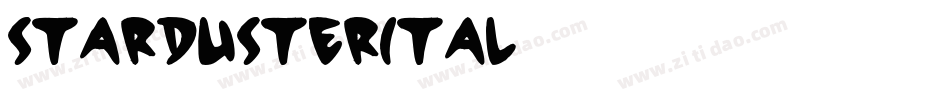 stardusterital字体转换
