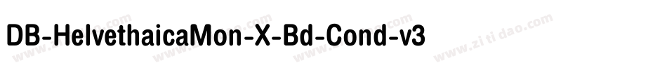 DB-HelvethaicaMon-X-Bd-Cond-v3-2-2手机版字体转换