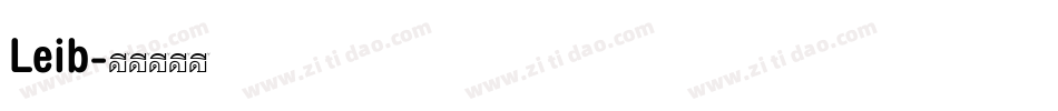 Leib字体转换