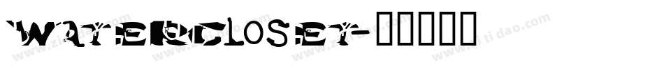 WaterCloset字体转换