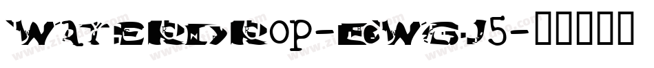 WaterDrop-BWGj5字体转换