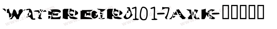 Waterbird101-7AXK字体转换