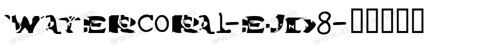 Watercoral-EjD8字体转换
